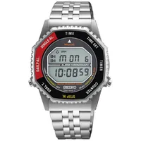 Seiko SMGG19P Digitaluhr Chronograph Rotocall Schwarz/Rot