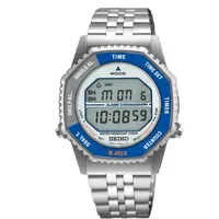 Seiko Digital Chronograph Rotocall Edelstahl 11 mm SMGG21P1
