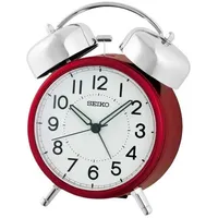 Seiko Glocken-Wecker mit Leisegang Rot | Weiß