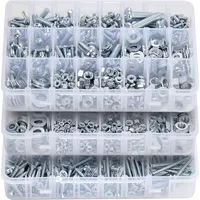 Vevor 2250-teiliges Schrauben-Muttern-Sortiment, metrische & imperiale Maschinenschrauben & Unterlegscheiben,