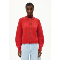 ARMEDANGELS Strickjacke aus Bio-Woll Mix - rot L
