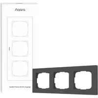 Aqara Schalter Switch Frame H2 EU (3-fach) grau