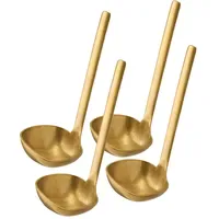 APS Löffel BULQ, 4er-Set, Servierbesteck, Gold