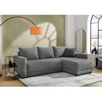 Jockenhöfer Ecksofa Venezia Chenille grau