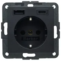 Berker Schuko-Steckdose 20W PD Anthrazit Matt 1 St.