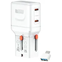 4smarts Weltreiseadapter Nomad Pocket 65W, weiß
