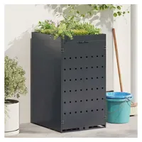 VidaXL Rollabfallbehälter 240 l Grau