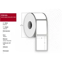 CAPTURE Ship-label Core. Direct Thermal 700Etiketten/Beschriftungsbänder