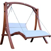 ASS Altenburger Hollywoodschaukelliege Hollywoodliege Hollywoodschaukel Doppelliege Aruba-OD aus Holz