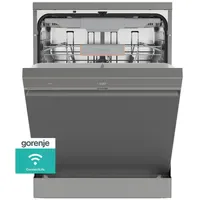 Gorenje GS673A96X Standgeschirrspüler (freistehend, 599 mm, Silber)