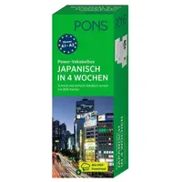 Pons langenscheidt gmbh PONS Power-Vokabelbox Japanisch in 4 Wochen