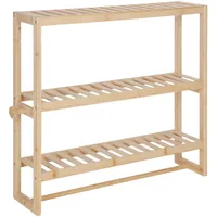 Relaxdays Wandregal Bad, HxBxT: 54 x 60 x 15