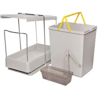 Aspira home Aspira Ausziehbarer Einbaumülleimer „Müllomatic ECO 1“