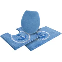 GRUND Badematte GRUND "Port Louis" Gr. 11, blau, H:20mm,