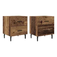VidaXL Nachtschrank 2 pcs 40 x 35 x 47,5