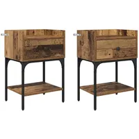 VidaXL Nachtschrank 2 pcs 40 x 29 x 60