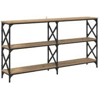 VidaXL Artisan-Eiche Konsolentisch 156 x 28 x 80,5 cm