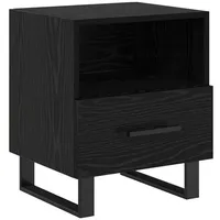 VidaXL Nachtschrank Schwarz 40 x 35 x 47,5 cm
