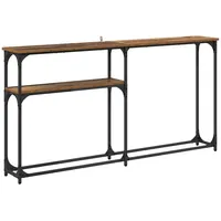 VidaXL Konsolentisch Altholz 145x22,5x75 braun