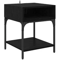 VidaXL Nachtschrank Schwarz 40 x 40 x 50 cm