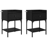 VidaXL Nachtschrank 2 pcs 40 x 29 x 60