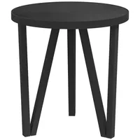 VidaXL Beistelltisch Schwarz Ø35 cm MDF