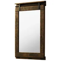 MASSIVMOEBEL24.DE Spiegel Mango 60x8x100 braun lackiert RAILWAY #463