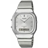 Casio Edgy Collection AQ-240E-7A AnaDigi Silberfarben 34 mm