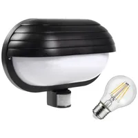 Maclean Brackets Maclean Wandleuchte mit PIR-Sensor, max. 60W, 180°