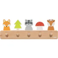 GoKi Wandgarderobe Waldfreunde Buche mehrfarbig