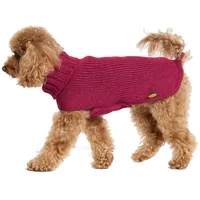 Fashion Dog Strickpullover für Hunde - rubinrot - 36