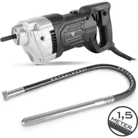 STAHLWERK Betonverdichter 900W mit Rüttelflasche 35mm 1,5m