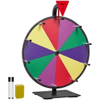 Vevor Glücksrad Drehrad (305 mm) 10 Slots Glücksrad mit
