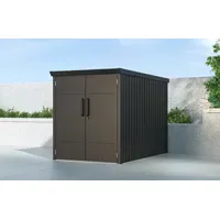 Westmann Fahrradgarage Velos 1 schwarz, BxHxT: 133 x 151