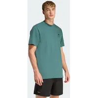 Adidas LESMILLS Globe Graphic T-Shirt - preloved teal S