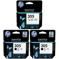 HP 305 CMY + 2x schwarz