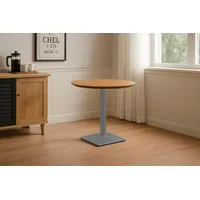 Sam möbel gmbh Bistrotisch Schweizer Kante massiv Akazie naturfarben