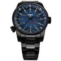 TRASER Pathfinder GMT Quarz Edelstahl 46 mm 109524