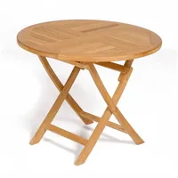 SonnenPartner SunnySmart Gartentisch Ø 90 x 75 cm Natur