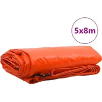 VidaXL Plane 650g / m2 Orange 5 x 8