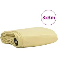 VidaXL Plane 3 x 3 m beige