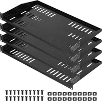 Vevor Server-Rack-Regal 254 x 0 x 0 cm Schwarz