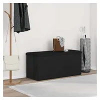 VidaXL Sitzbank mit Stauraum Schwarz Eichen-Optik 102 x 42