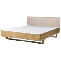 MASSIVMOEBEL24.DE Bett Fichte 160x200x85 natur gebeizt / geölt, Kopfteil