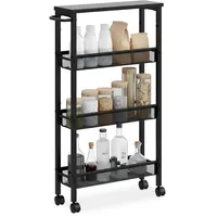 Relaxdays Nischenwagen, HBT: 77 x 13 x 45,5 cm,