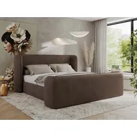 Mks möbel MKS MEBLE Doppelbett Polsterbett mit Lattenrost 160x200