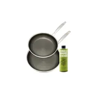 Hensslers Pfannen-Set 4-tlg. 20 cm + 24 cm +