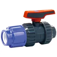 CEPEX PE Rohr Verschraubung, Kugelhahn, Klemmverbinder 25 x 3/4