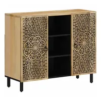 VidaXL Beistellschrank 90x33x75 cm braun