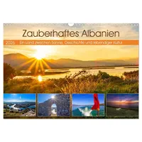 Calvendo Zauberhaftes Albanien (Wandkalender 2026 DIN A3 quer), CALVENDO